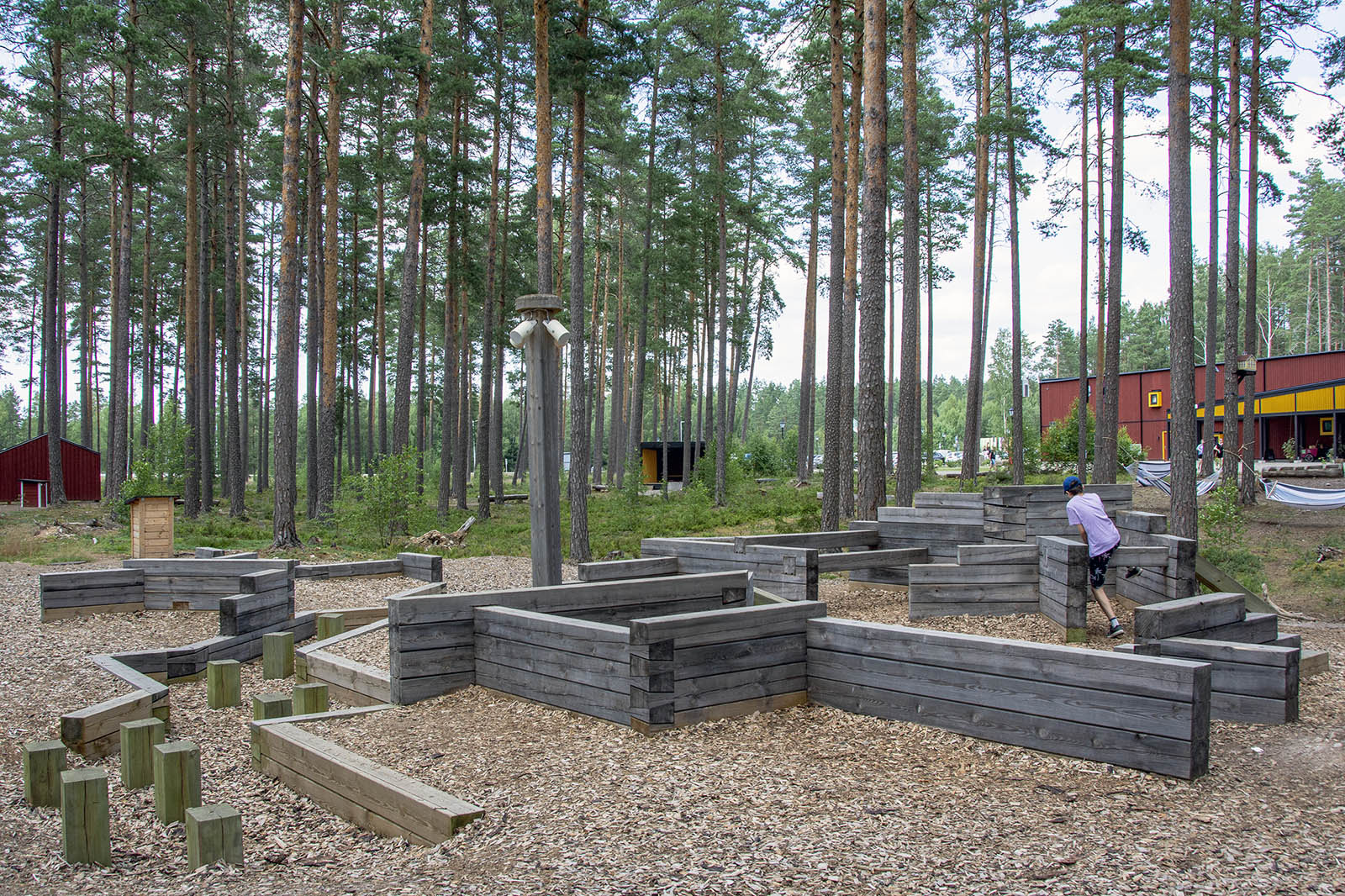 Parkour Upplevelseskogen Filmbyn Mariannelund