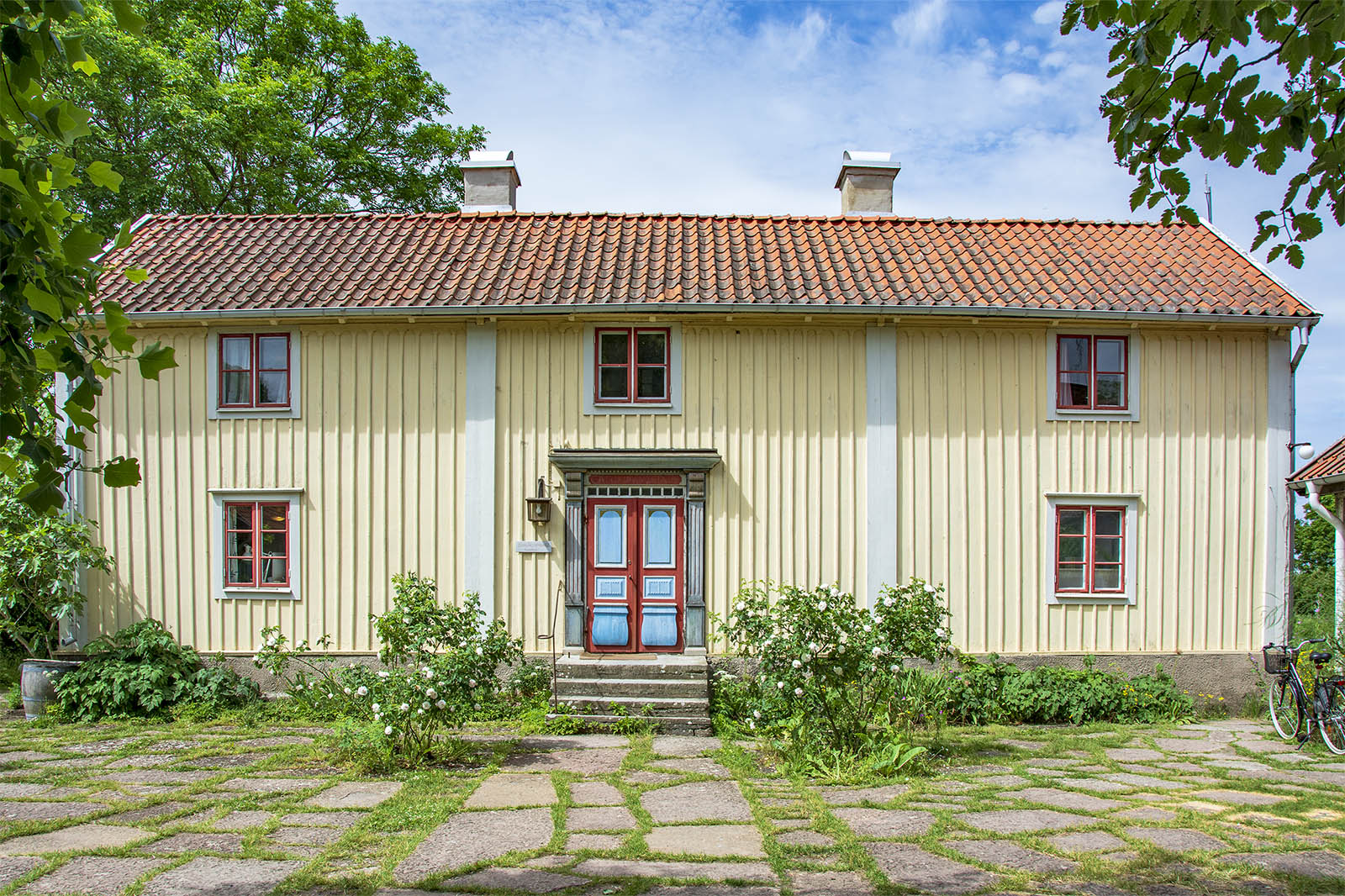 Mansbyggnaden på Capellagården i Vickleby