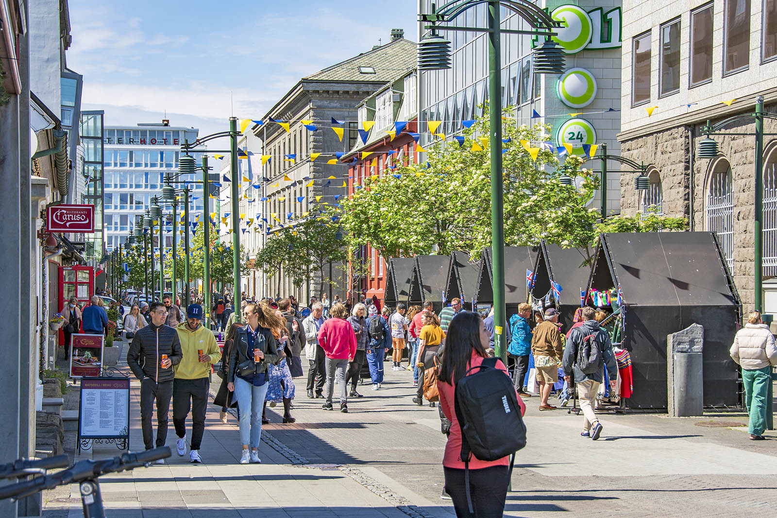 Austurstræti Reykjavik Island