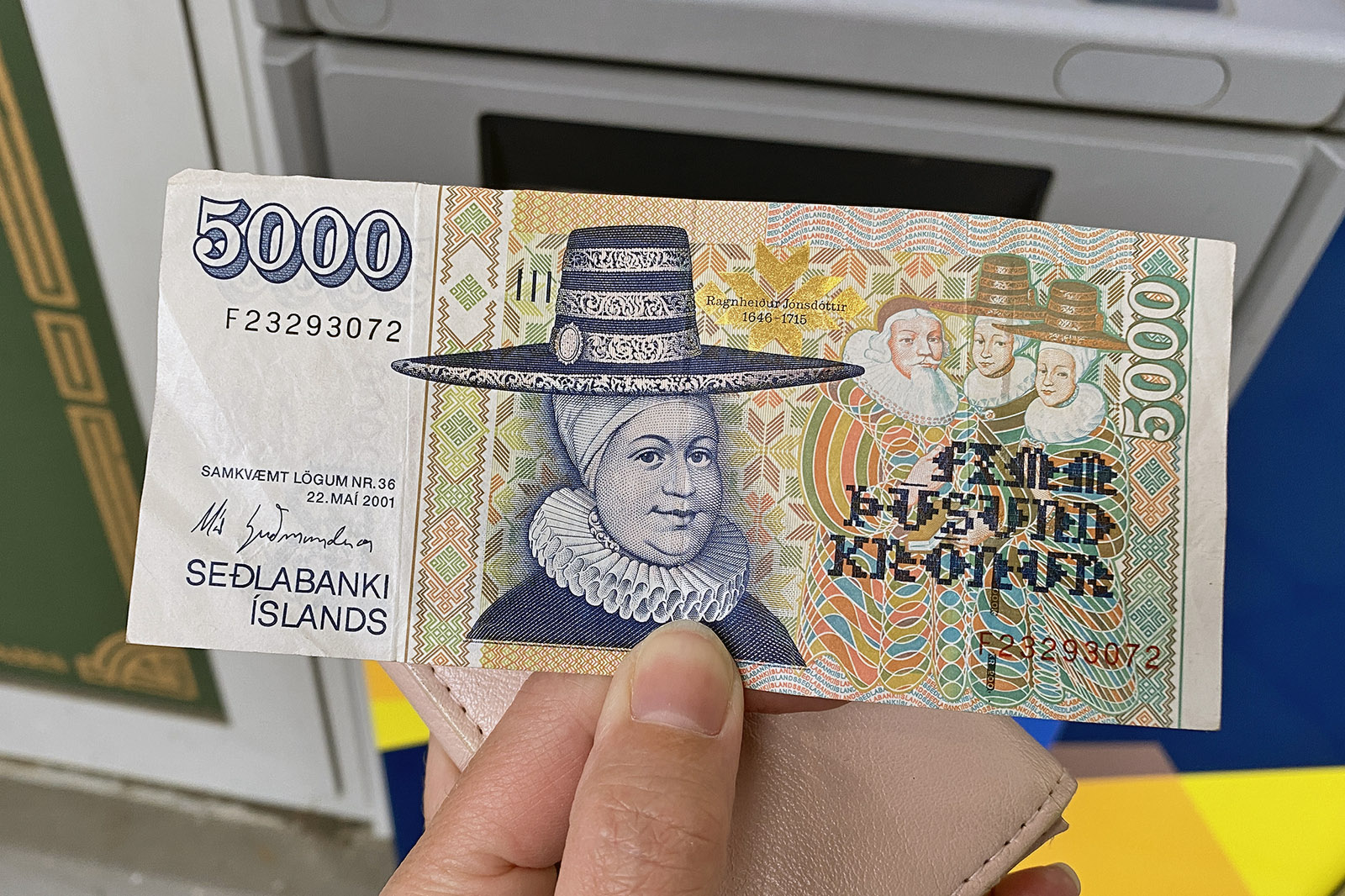 5000 isländska kronor