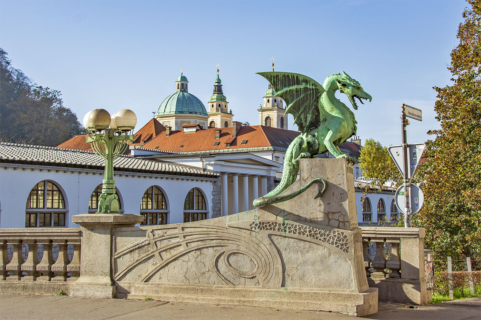 Dragon bridge Ljubljana