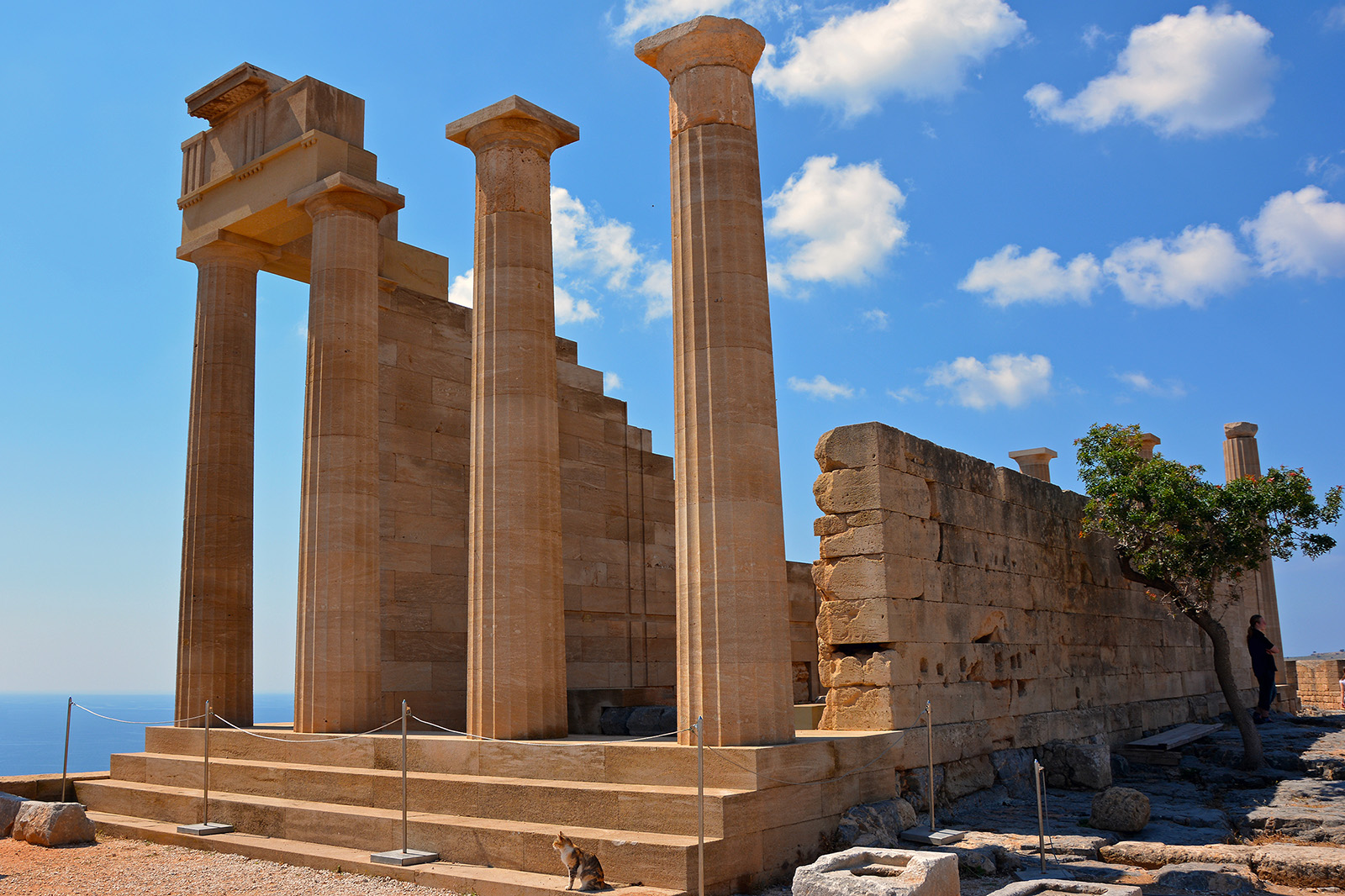 Akropolis, Lindos, Rhodos, Grekland