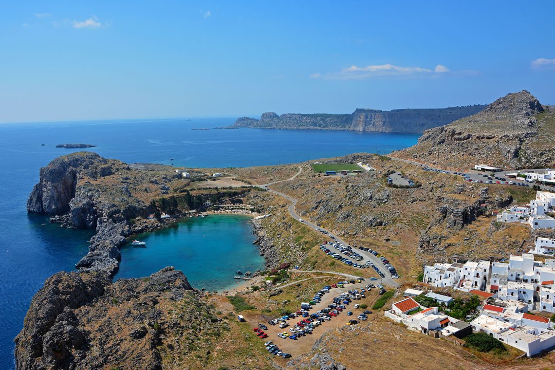 Akropolis Lindos Rhodos Grekland