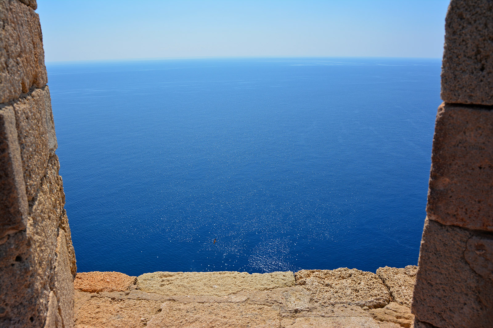 Akropolis på Lindos, Rhodos, Grekland