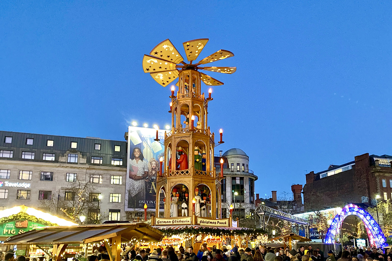 Manchester Christmas market windmill