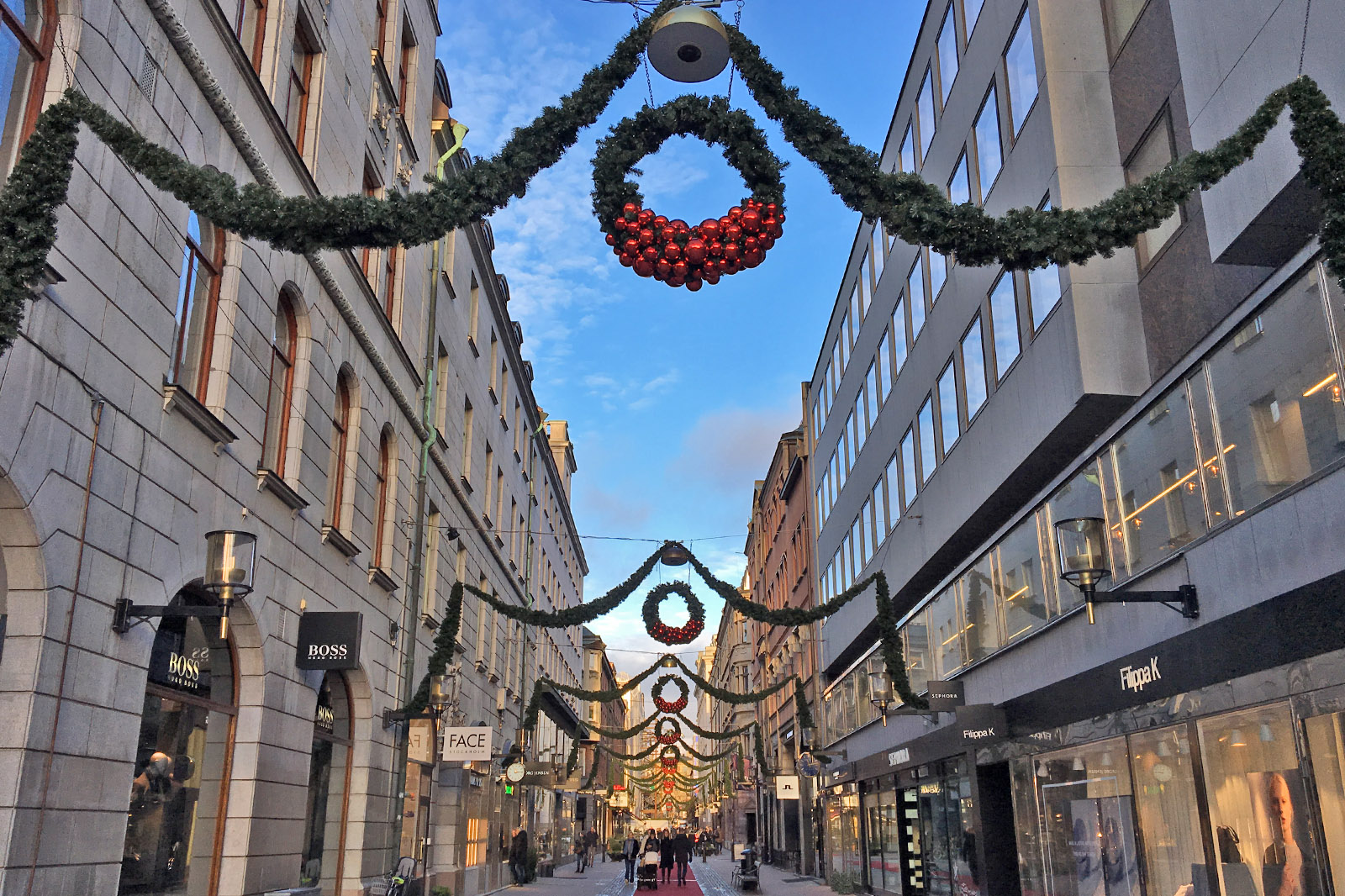 Julskyltning Biblioteksgatan