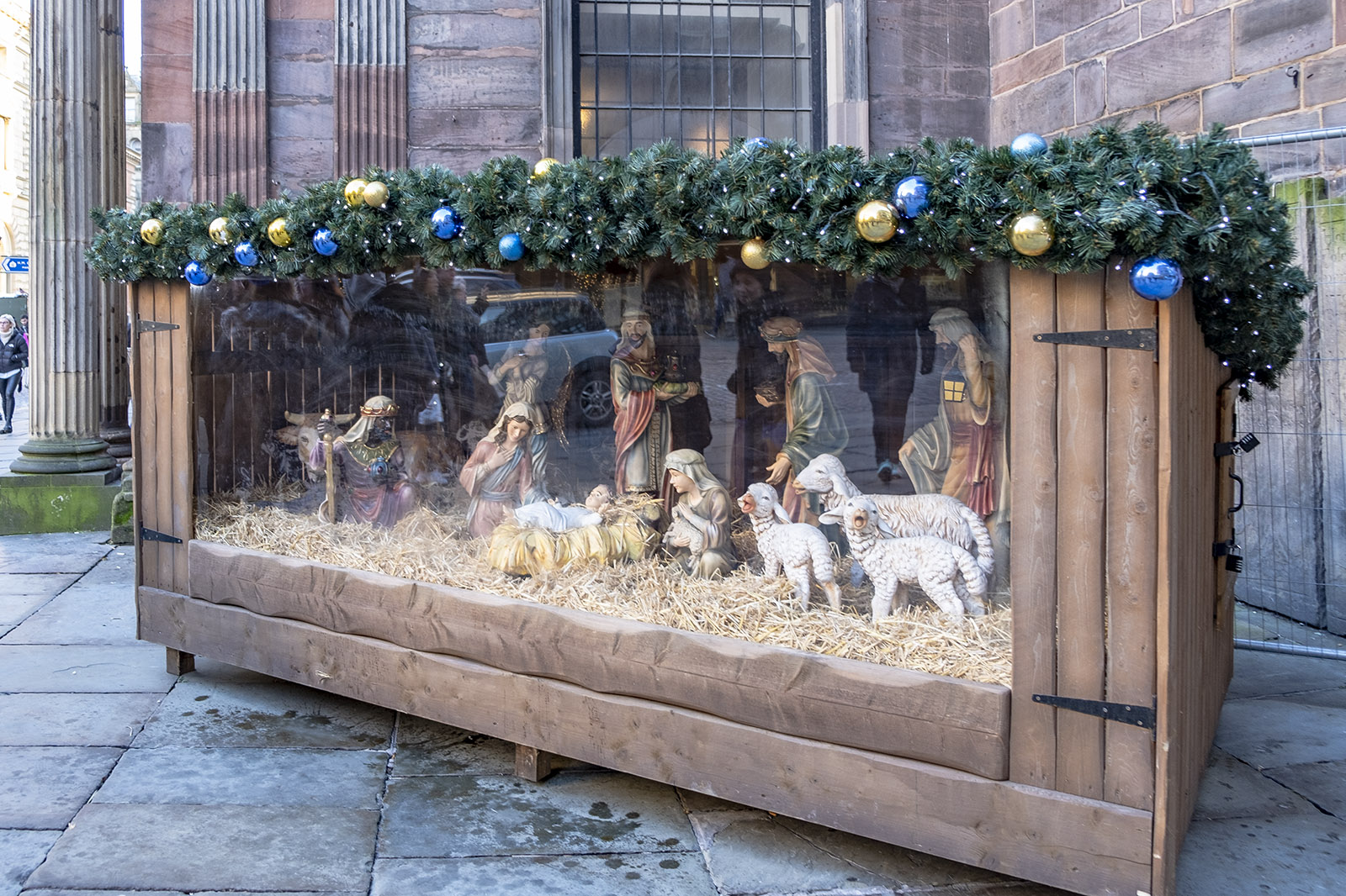 St Ann's Square Crib Manchester Christmas Market