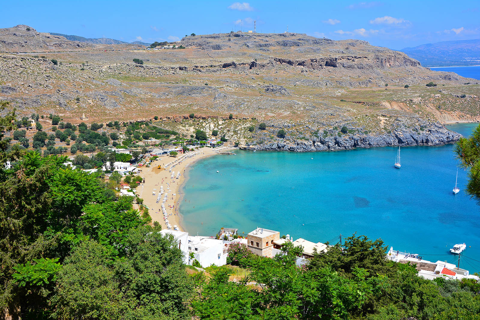 Lindos på Rhodos, Grekland