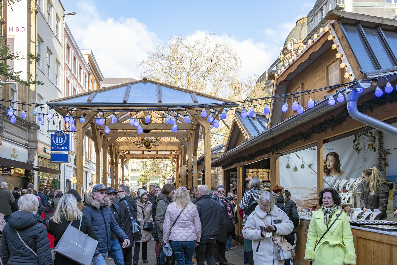 Manchesters julmarknad på St Ann's Square