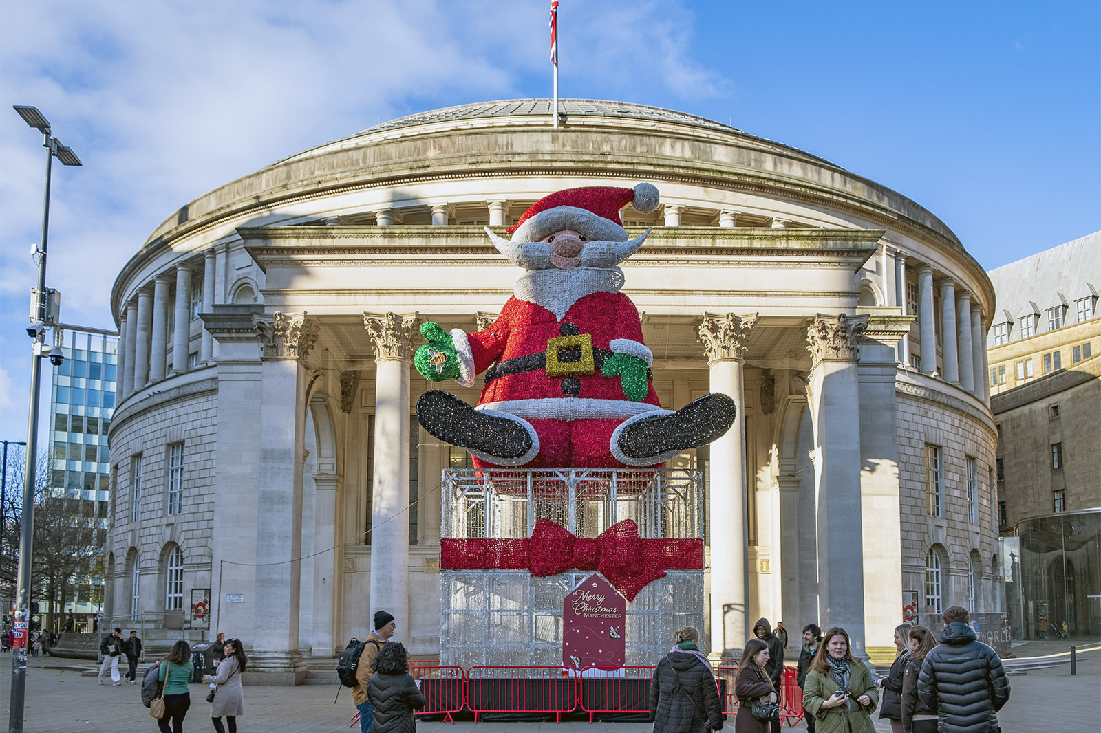 Tomte Manchesters julmarknad