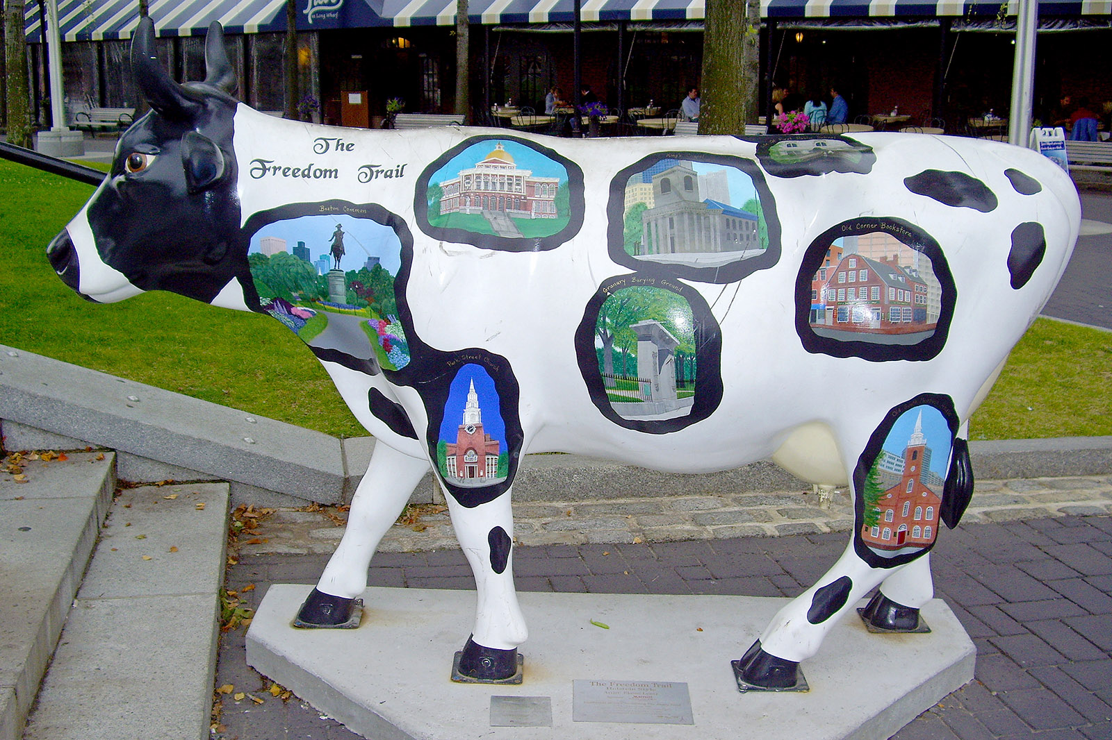 The Freedom Trail Holstein Style Cowparade Boston