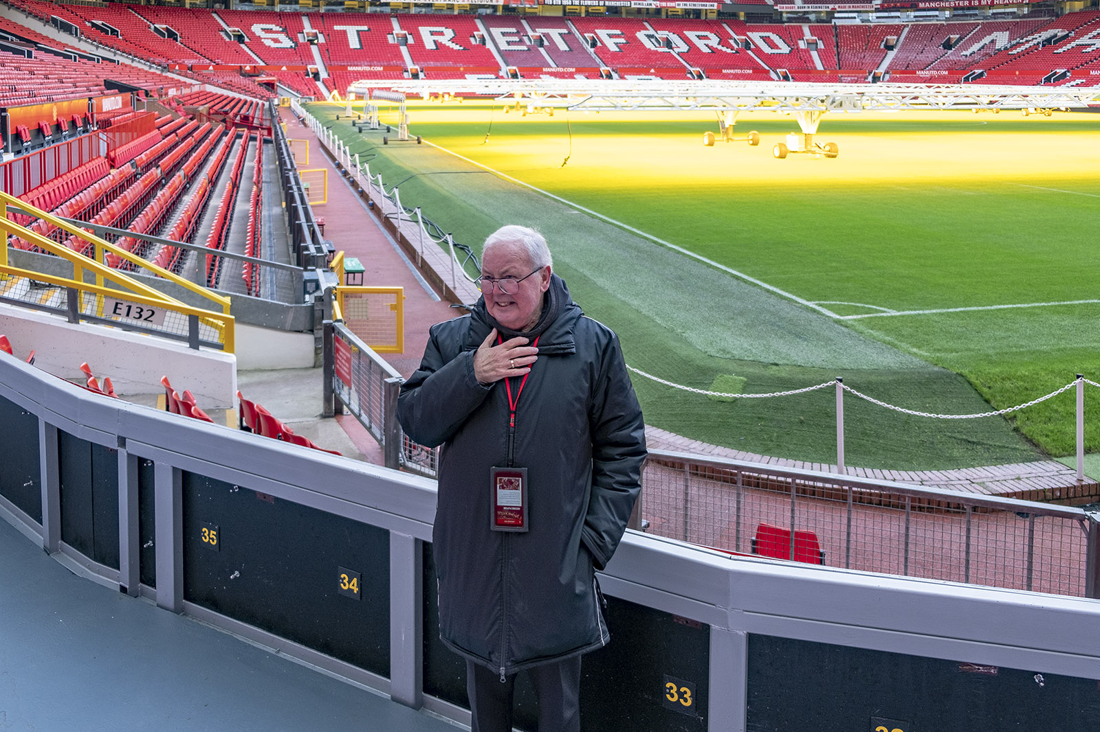 Old Trafford guidad tur med vår guide Bill