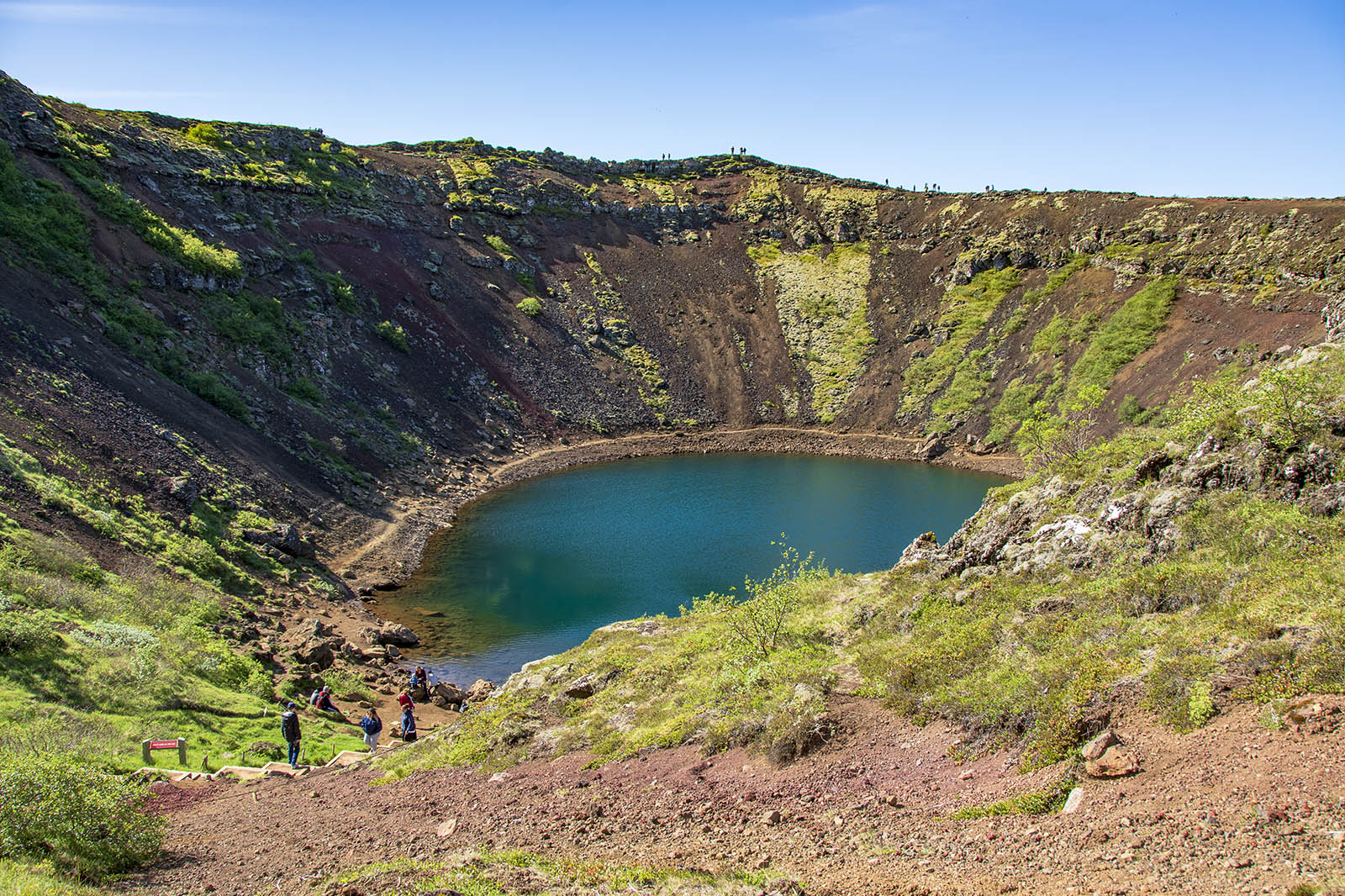 Kerið vulkankrater Island