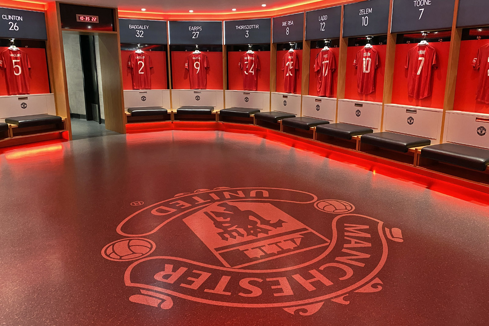 Old Trafford Manchester United Dressing Room