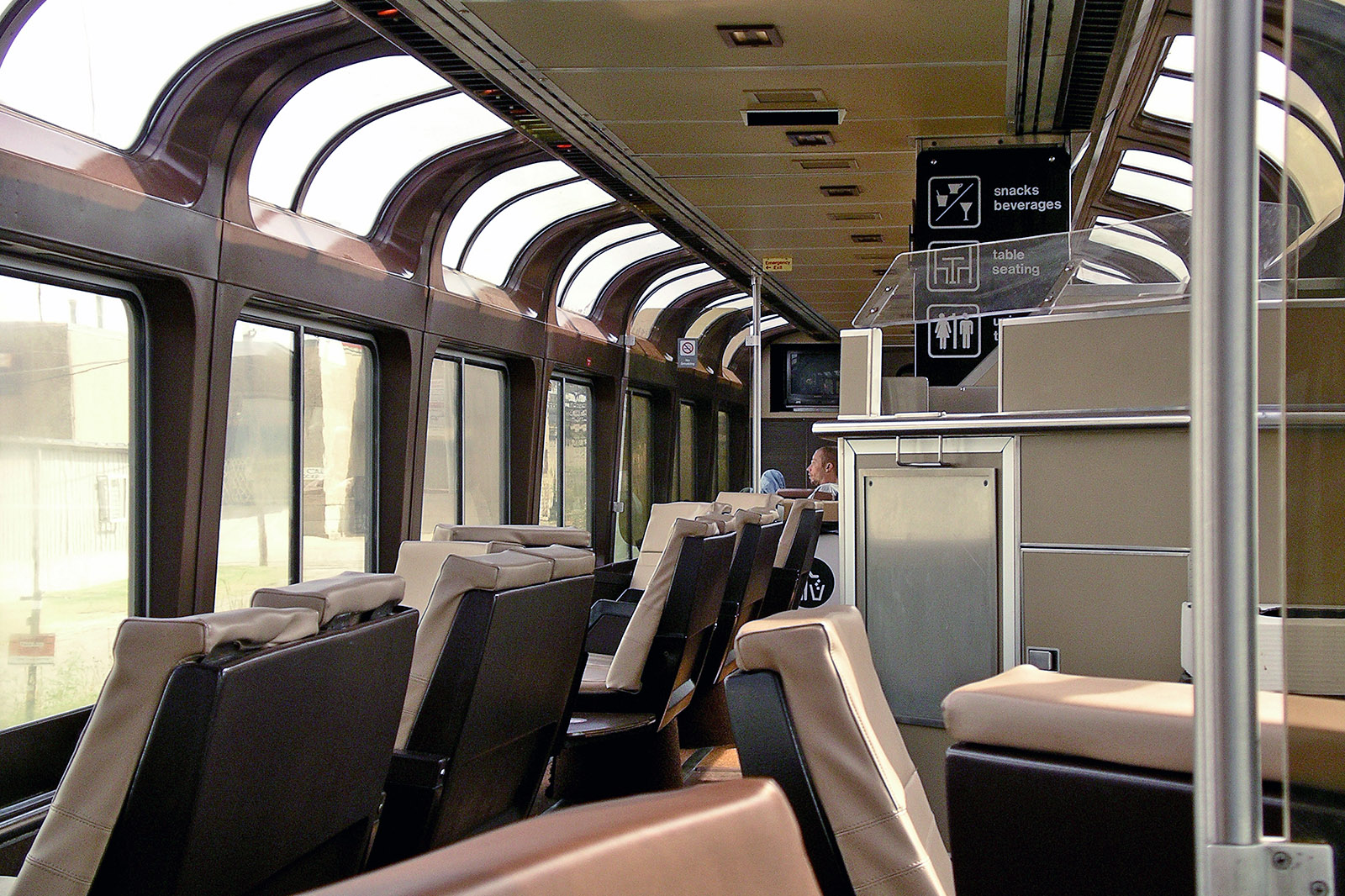 Sightseeingvagn Amtrak
