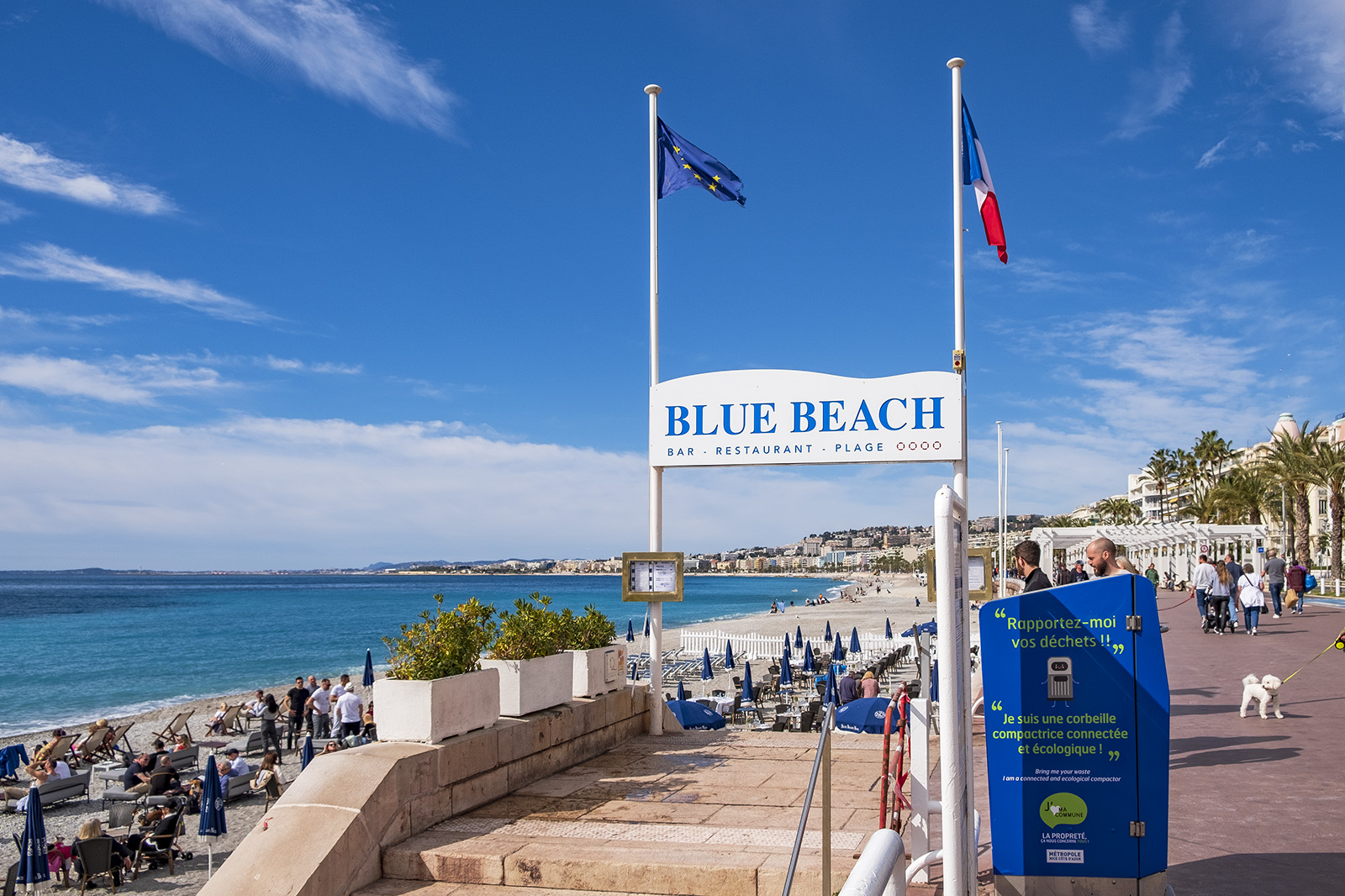 Blue Beach Promenade des Anglais Nice