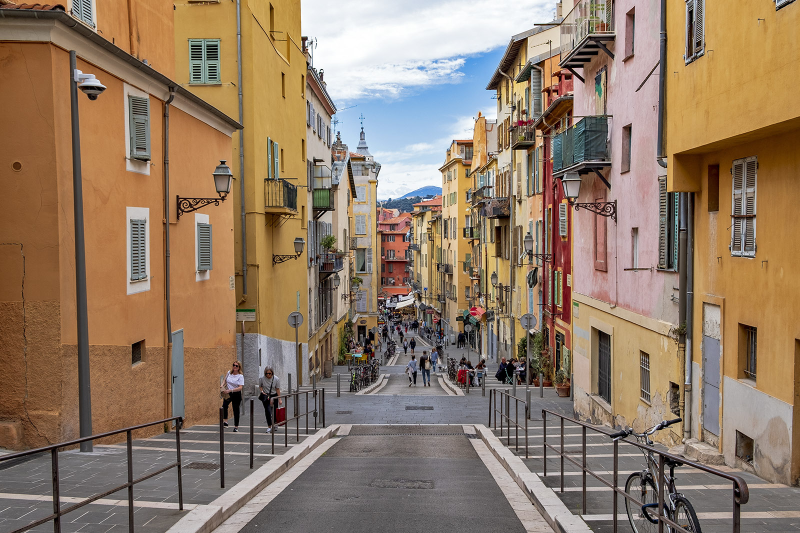 Rue Rossetti i Gamla stan Nice