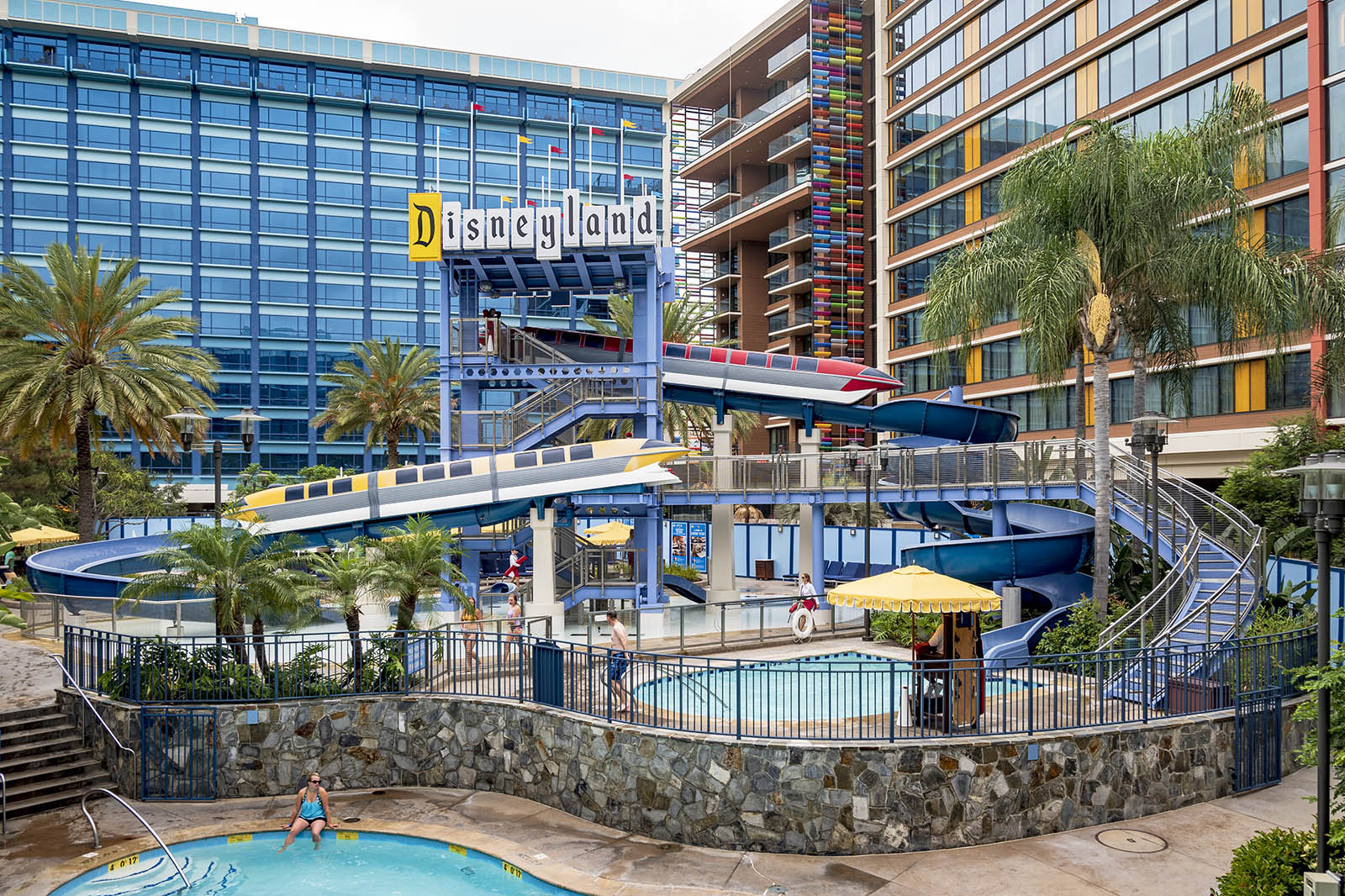 Disneyland Hotel Anaheim Pool Kalifornien