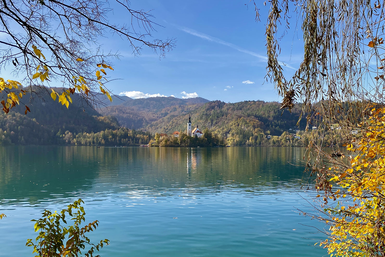 Lake Bled Island and church