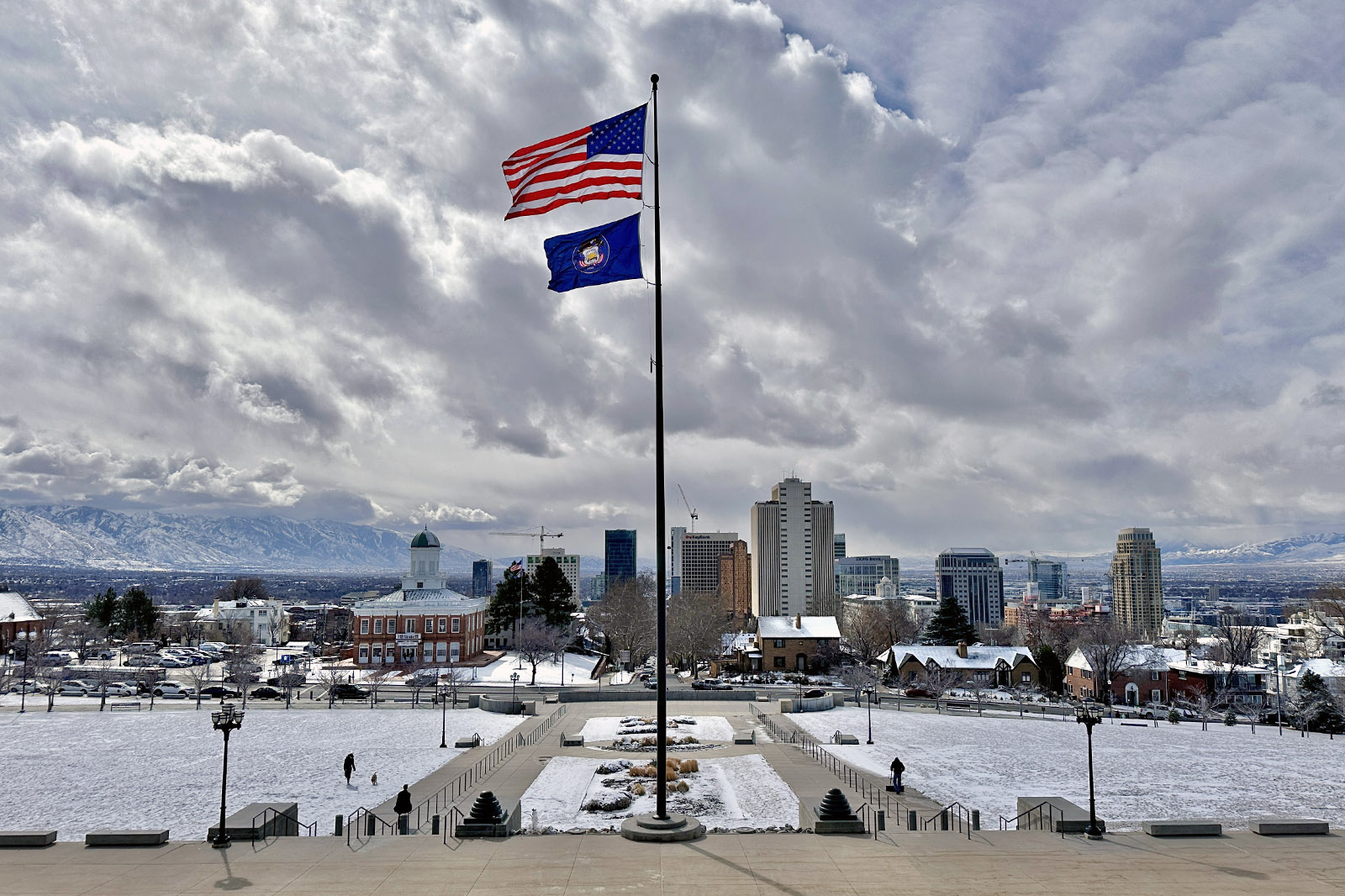 Utsikt från Utah State Capitol